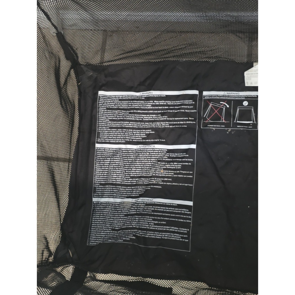 Guava Family Lotus Travel Crib with Backpack Carrier Lightweight Nearly New - Picture 14 of 16